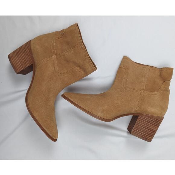Kaanas Tan Ankle Boots - Picture 2 of 7